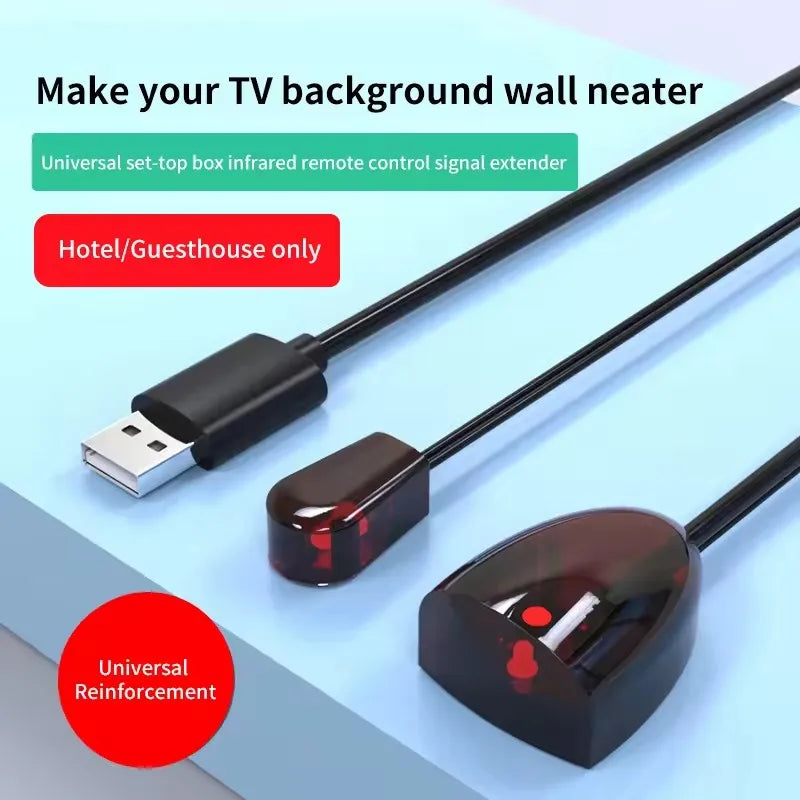 Universal IR Remote Extender Receiver - USB Infrared Transceiver Adapter for TV, DVD, Set Top Box and PVR Control