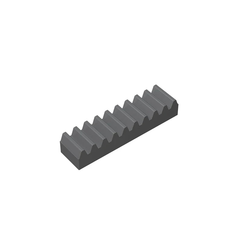 Gobricks GDS-1171 Gear Rack 1x4 — Compatible with LEGO 3743, Educational DIY Building Blocks for Kids