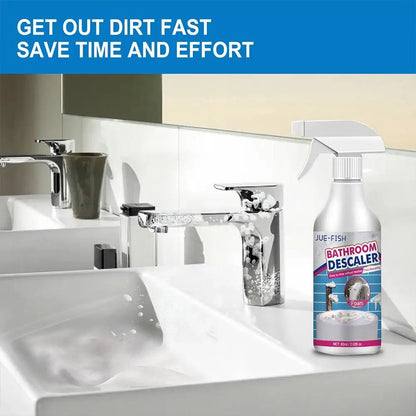 Powerful Bathroom Descaling Spray - Stubborn Stain, Rust, and Limescale Remover for Showerheads, Bathtubs, and Toilets