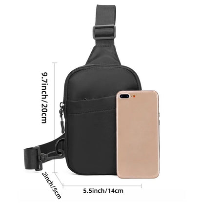 2-in-1 Multi-Functional Waist & Chest Bag – Casual Outdoor Travel Crossbody Sling Backpack for Men & Women