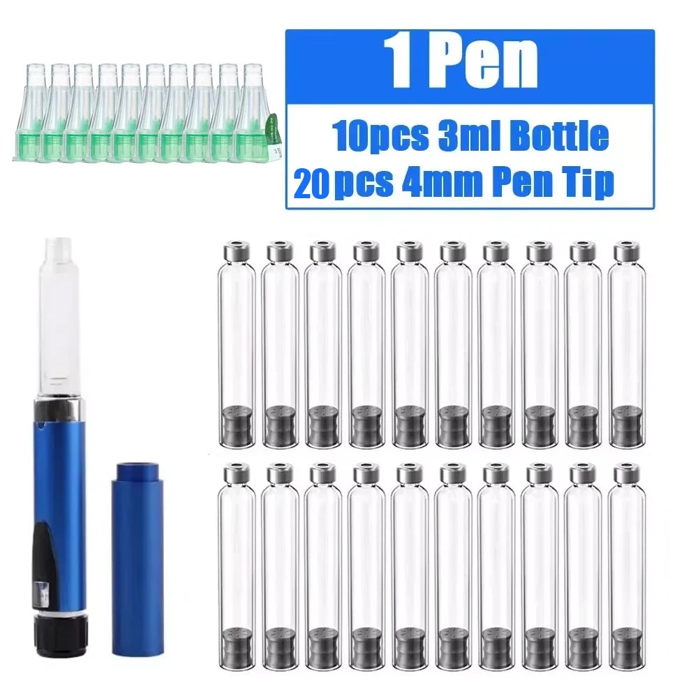3ml Magic Pen Insulin Cartridges – Empty Cassette Bottle for Medical, Aesthetic & Tattoo Use
