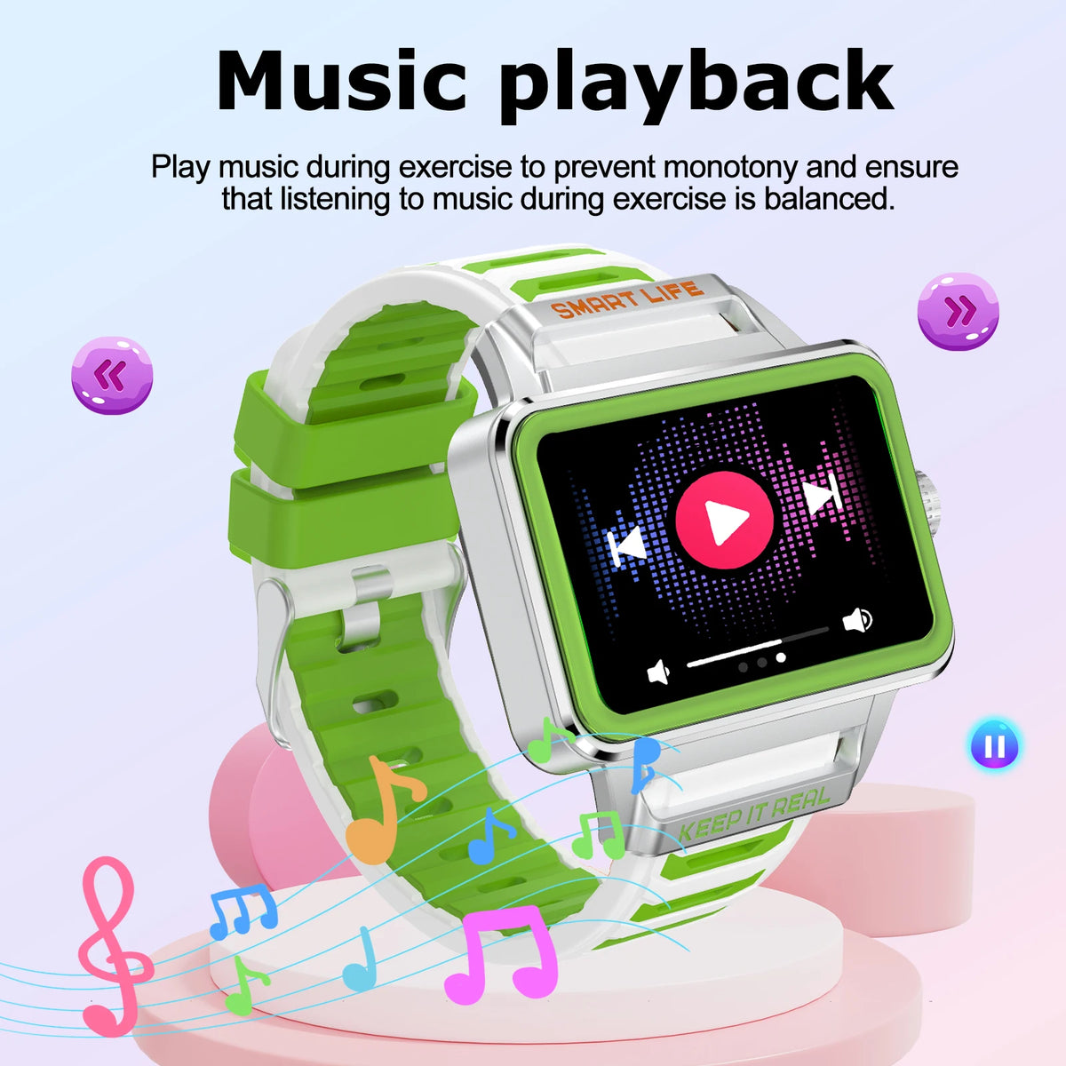 Kids Smartwatch - Mini Games, Multi-Sport Fitness Tracking & Custom Wallpaper for Boys and Girls