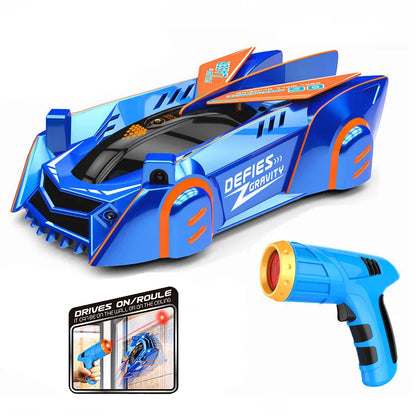 Wall Climbing RC Race Car – Light-Guided Anti-Gravity Drift Stunt Car with Infrared Sensor, Electric Toy Gift for Kids & Boys