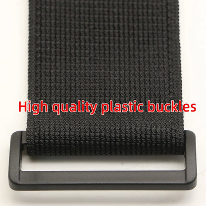 Adjustable Elastic Hook-and-Loop Straps - Reusable Nylon Cable Ties with Reverse Buckle Fastener for Sports and Everyday Use