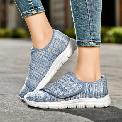 Orthopedic Wide Fit Casual Shoes – Soft Comfortable Walking Sneakers for Swollen Feet, Diabetic Support & Toe Correction (Men & Women, Big Size)