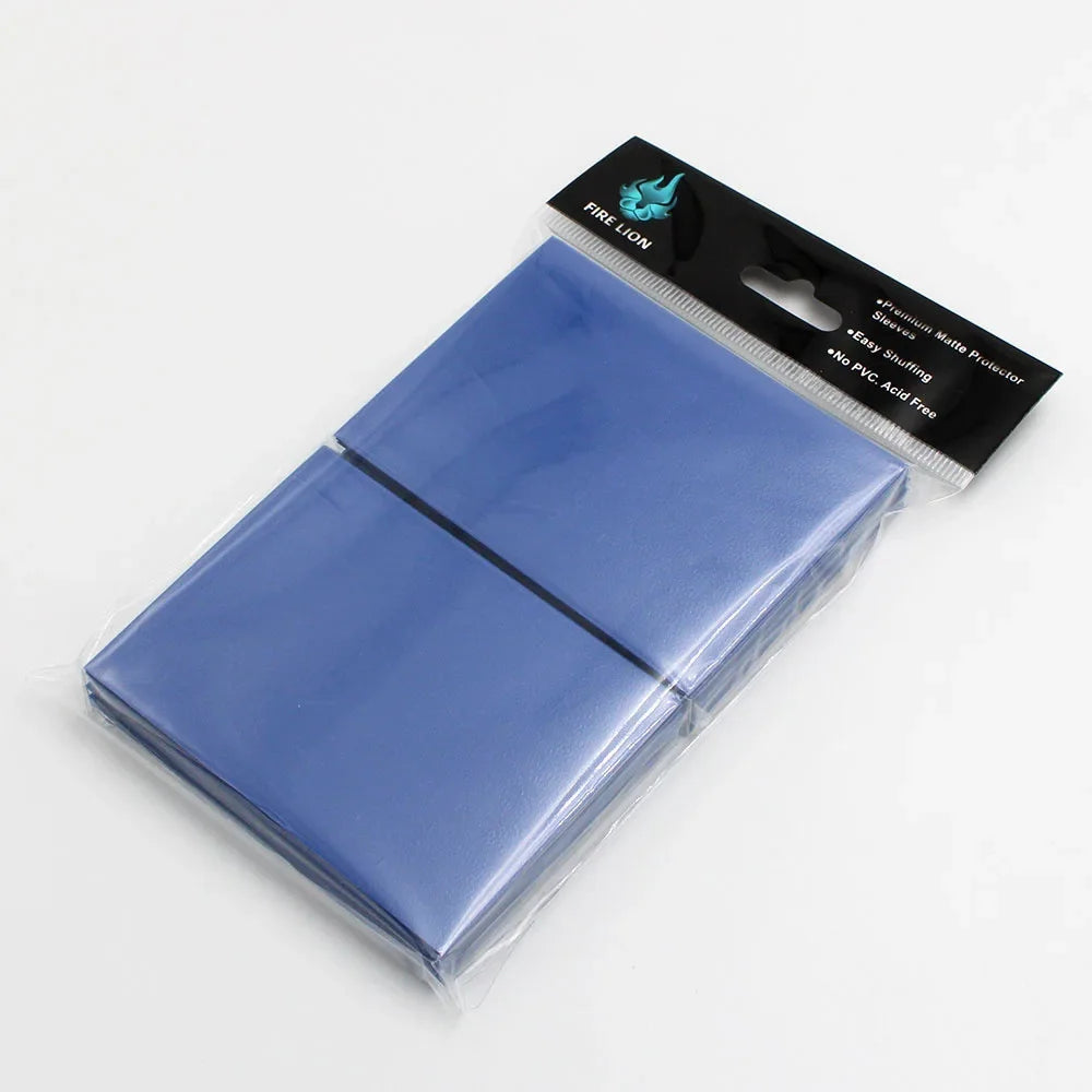 100PCS Matte Colorful Card Sleeves - 66x91mm TCG Trading Card Protectors for Tarot, Board Games & PKM Cards