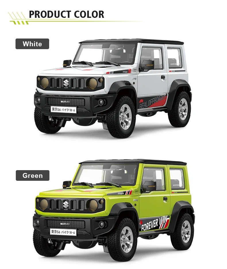 HG4-53 Pro Suzuki Jimny 1/16 Scale RC Car with Light, Sound & Smoke – 2.4G Remote Control Crawler