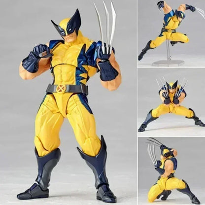 X-Men Yamaguchi Deadpool & Wolverine Action Figures – Movable Joint Statues & Christmas Gift Ornaments