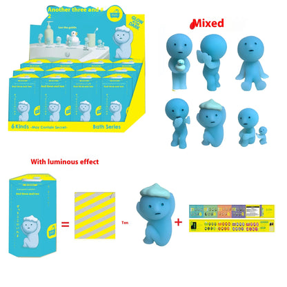 Smiski Hippers Luminous Elf Blind Box – Cute Mini Night Light Doll, Cartoon Figure Christmas Gift