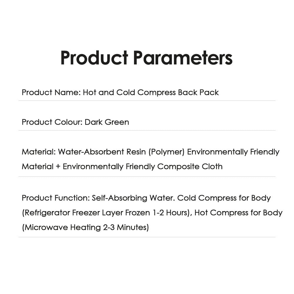 Large 13x22 Inch Reusable Ice Pack — Hot & Cold Wrap for Back, Knee, Leg, Neck, Shoulder & Hip Pain Relief