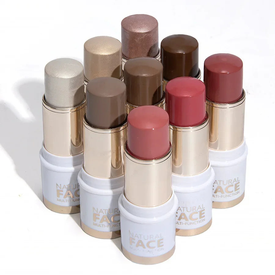 Highlighter Stick – Brightening Skin Tone, Contouring, Natural Stereo Concealer & Multi-Purpose Blush Stick