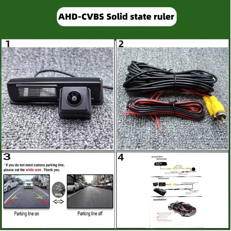 Toyota Aurion Camry XV40 Rear View Camera - CCD Night Vision Reversing & License Plate Camera 2007–2013