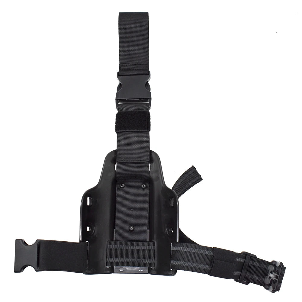 Airsoft Tactical Drop Leg Platform - Thigh Mount Holster Panel for Glock 17/19, Beretta 92/96, SIG P226, 1911