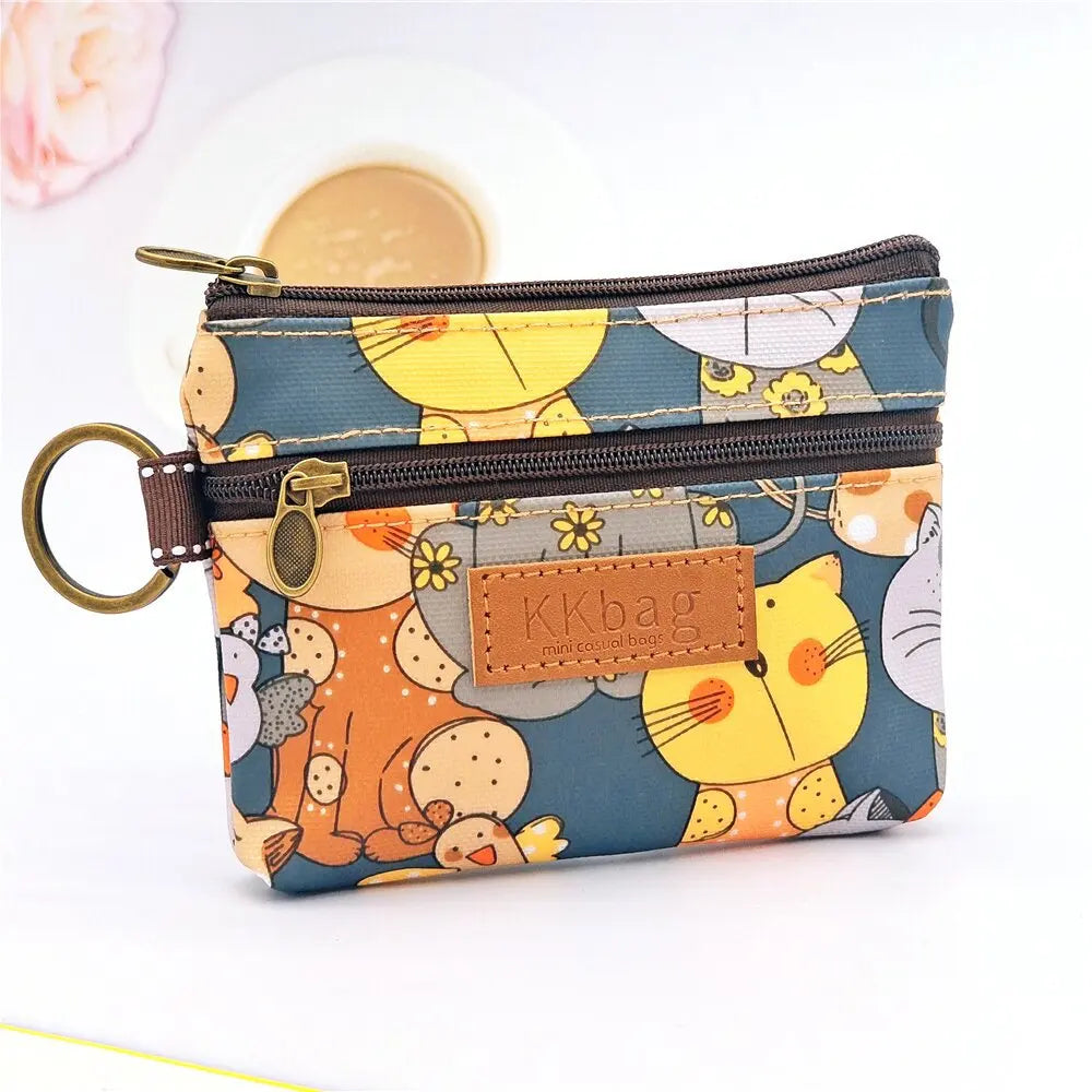 Cute Animal Zipper Wallet - Cartoon Coin Purse, Lightweight Money Bag, Key & Card Holder for Women and Students