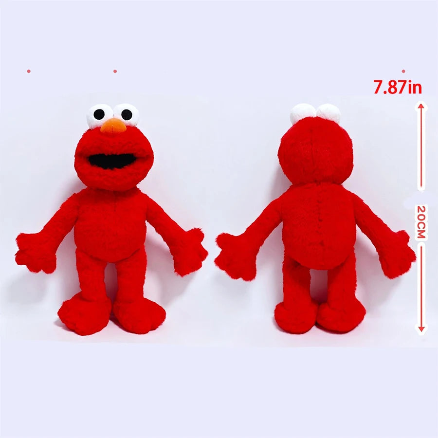 Cute Sesame Street Plush Toys - Elmo, Cookie Monster, Big Bird & Kermit Stuffed Dolls