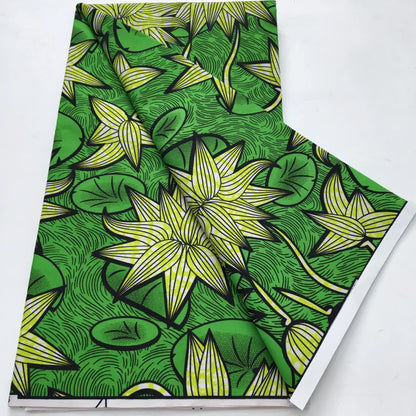 African Wax Print Fabric - Nigerian Ankara Batik Dutch Fabric for Women’s Dresses & Sewing Materials