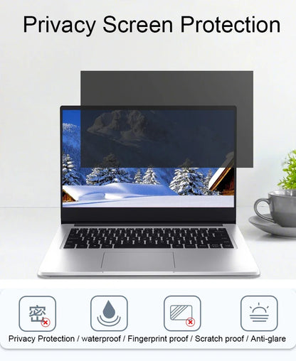 Anti-Spy Privacy Screen Protector – Matte Anti-Glare Film for 14" & 15.6" Laptops (16:9) Notebook PC
