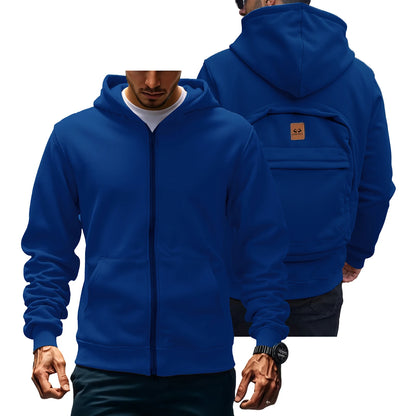 Autumn/Winter Loose Cotton Hoodie – Unisex Casual American Fashion Backpack Style