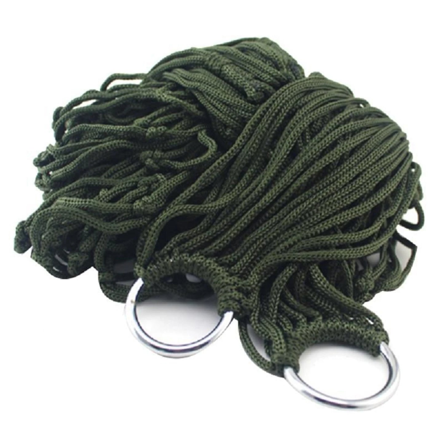 Outdoor Nylon Rope Mesh Hammock - Sleeping Net Bed with Rope for Relaxing Outdoors