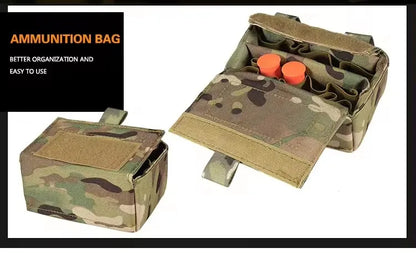 Yakeda MOLLE Pockets & Pouches – Tactical Hunting Waist Security Belt with Padded Patrol Support