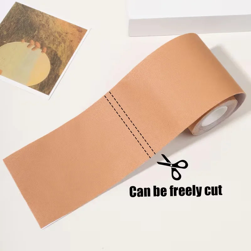 Adhesive Breast Lift Tape – Invisible Bust Support for B–E Cup Sizes and Backless or Strapless Outfits