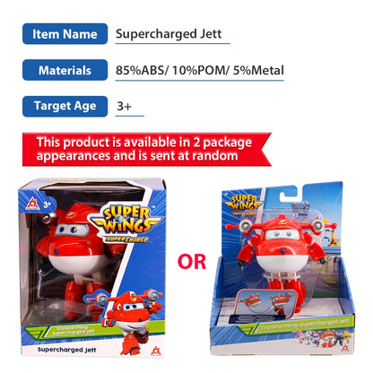 Super Wings 5-Inch Transforming Airplane Robot Figures – Jett, Dizzy & Donnie Deformation Action Toys for Kids Gift & Play