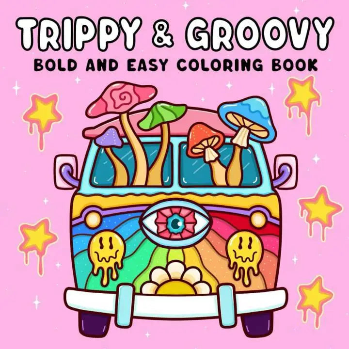 Into the Garden Coloring Book for Adults & Teens - Bold & Simple Designs with Plants, Flowers & Cute Animals
