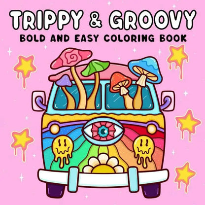 Into the Garden Coloring Book for Adults & Teens - Bold & Simple Designs with Plants, Flowers & Cute Animals