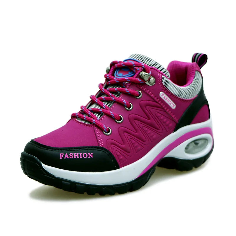 Women’s Sports Shoes – Platform Sneakers, Non-Slip Hiking & Running Shoes, Casual Low Top Footwear for Outdoor Activities