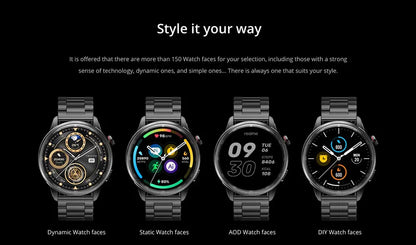 Global Version realme Watch S2 – 1.43'' AMOLED Smartwatch, 20-Day Battery, AI Engine, IP68 Waterproof