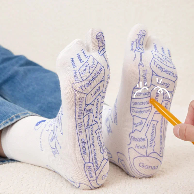 Acupressure Foot Massage Socks – Reflexology & Physiotherapy for Tired Feet Relief
