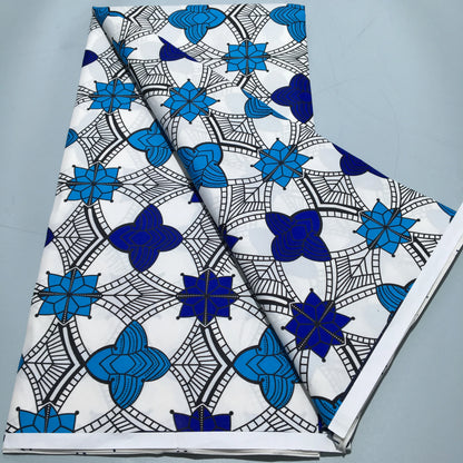 African Wax Print Fabric - Nigerian Ankara Batik Dutch Fabric for Women’s Dresses & Sewing Materials