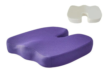 Orthopedic Memory Foam Seat Cushion – U-Shaped Coccyx Support Pad for Office Chair, Car & Home Comfort Massage Cushion