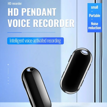 Mini Pendant Voice Recorder – 20-Hour 4GB-32GB Digital Audio Recorder, Noise-Reducing USB Dictaphone & MP3 Player