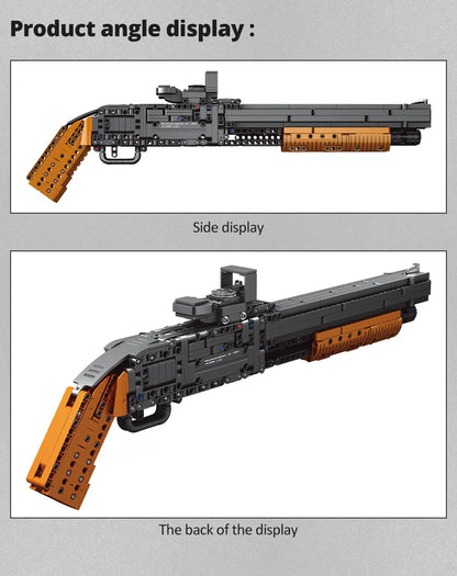 ZKZC WW2 Military Weapon Building Block Set – Shotgun, Sniper & Assault Rifle Toy for Kids Gifts