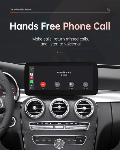 1920x720 Multimedia Touch Screen - Wireless CarPlay & Android Auto for Mercedes-Benz C Class W205, GLC, V Class W447 (2015-2018) NTG5.0