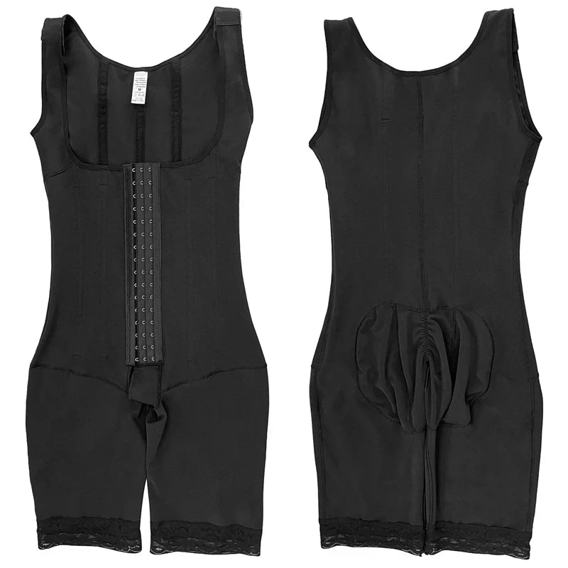Colombian Fajas Post-Surgery Shapewear – Waist Trainer & Butt Lifter Full Body Shaper BBL Compression Girdle for Women
