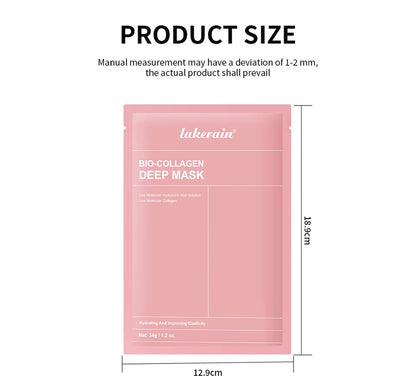 Bio-Collagen Deep Hydrating Hydrogel Mask – Overnight Collagen Mask for Firming & Pore Minimizing