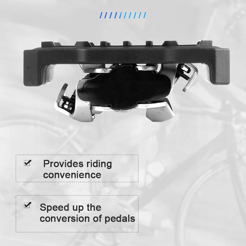 MTB Pedal Converter - Clipless to Flat Pedal Adapter for Shimano M520 M540 M8000 M9000