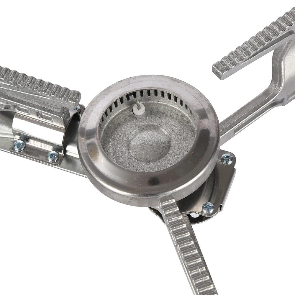 2600W Portable Folding Gas Stove – Camping, Hiking, BBQ, Travel Cooking Grill Cooker with Cassette Gas Burner