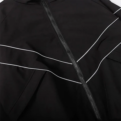 Hip Hop Varsity Jacket for Men - High Street Patchwork Color Block Windbreaker Spring Autumn College Coat