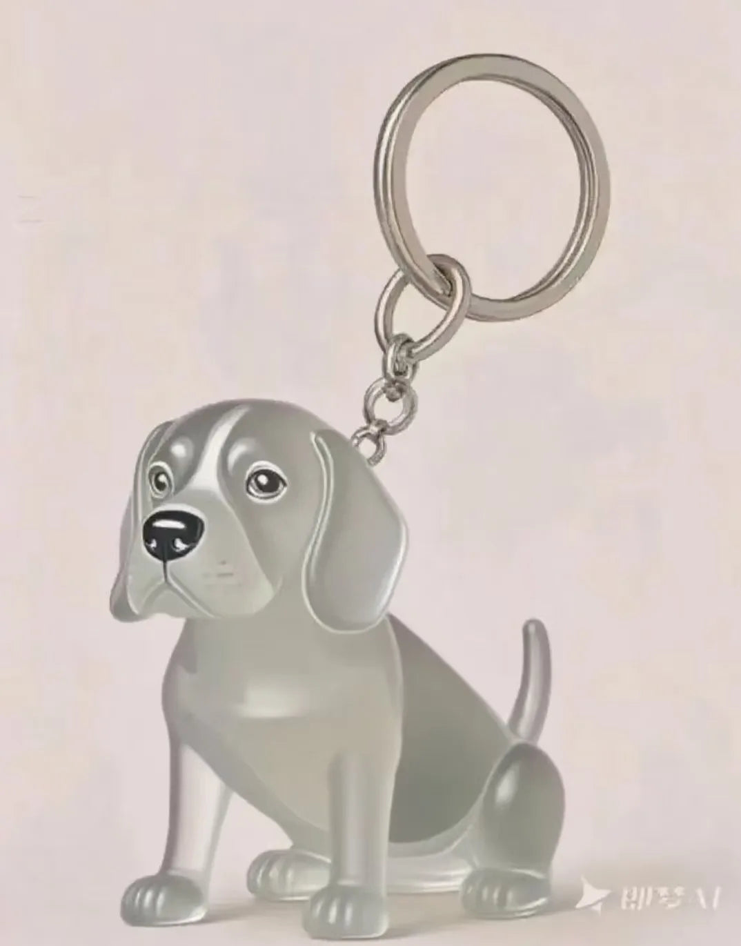 Cute Dog Hair Storage Pendant Keychain – Couple Bag Charm, Car Keychain Jewelry, Souvenir Gift & Decoration Accessory