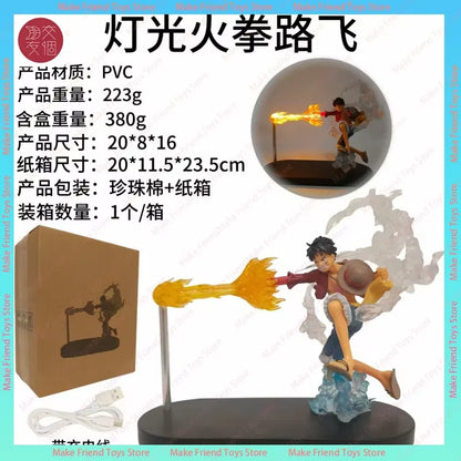 Rechargeable Dragon Ball Gogeta Lamp – Son Goku Kakarotto Kamehameha Wave Magnetic Anime Light