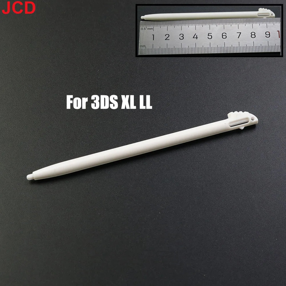 White Plastic Telescopic Stylus Pen — Touch Screen Stylus for 2DS/3DS/New 2DS LL XL/New 3DS XL/NDSL/NDSi/NDS