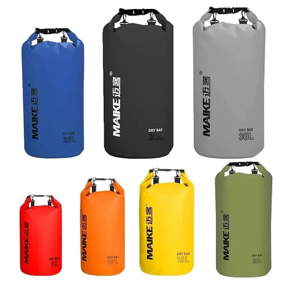 Waterproof Dry Bag Backpack - 5L/10L/15L Outdoor Storage Bag for Swimming, Rafting, Kayaking & Trekking