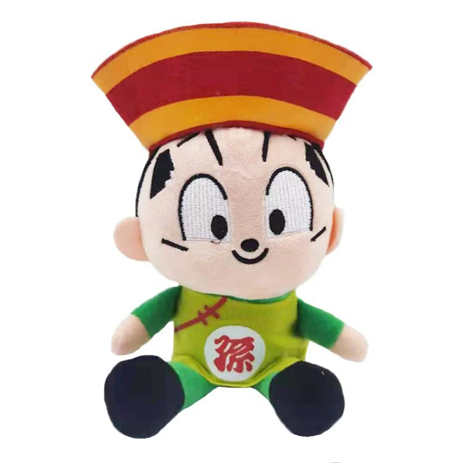 20cm Dragon Ball Anime Plush Toys - Super Saiyan Goku, Vegeta, Piccolo, Trunks and Gohan Stuffed Dolls