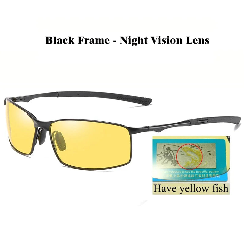 Aoron Polarized Sunglasses — Unisex Driving Mirror Sun Glasses with Metal Frame & UV400