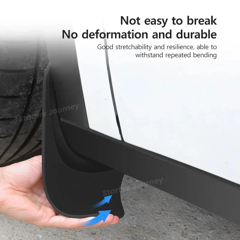 Tesla Model Y 2025+ Juniper TPE Floor Mats – Waterproof Anti-Slip Full Set Car Accessories