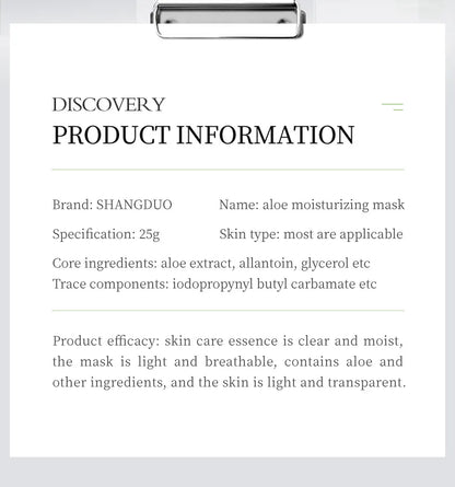 8PCS Natural Plant Facial Masks – Korean Skincare Hydrating, Moisturizing & Firming Face Care Set