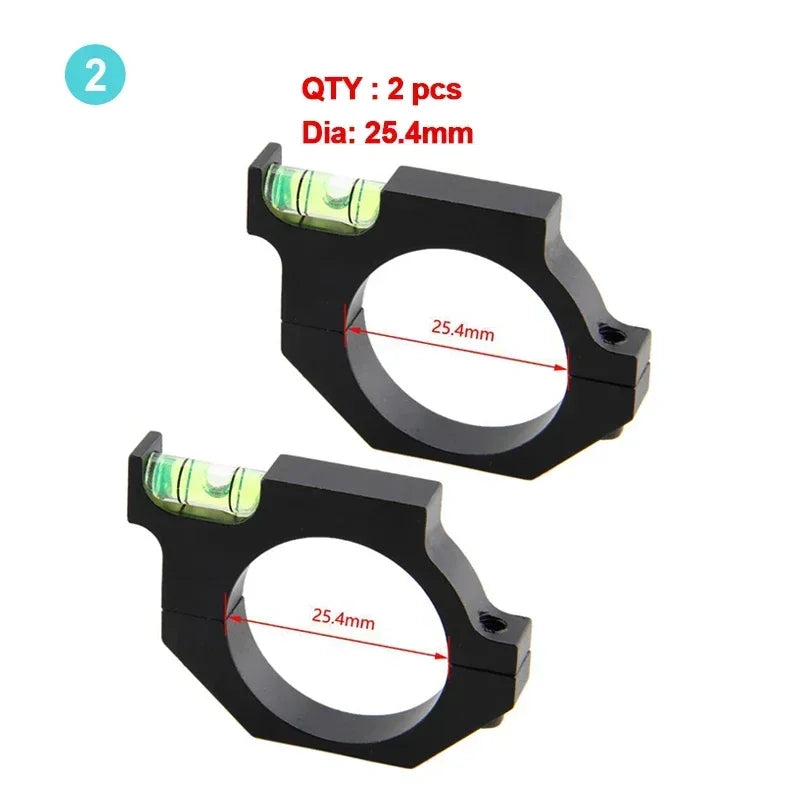 Discovery Rifle Scope Bubble Level – Spirit Level for 25.4mm, 30mm, 34mm Airgun & Airsoft Tube Mounts